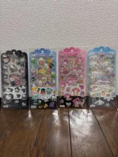 【正規品】ドロップジェリーシール4点セット キティ　ハピダン　マイメロ　シナモン