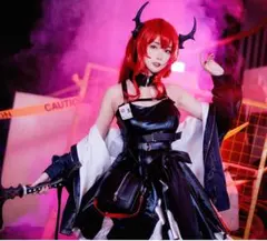 ウィッグ付きアークナイツ Arknights Surtr 制服 コスプレ衣装