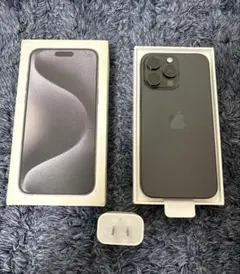 iPhone 15promax 256gb ブラックチタニウム美品
