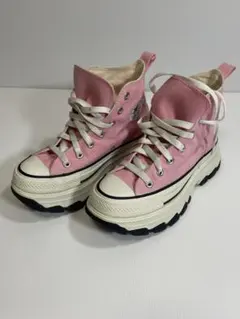 CONVERSE トレックウェーブ　ピンク　ハイカット　size 23.0