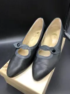 極美品 set up 銀座ヨシノヤ ストラップパンプス 外反母趾 24.5cm