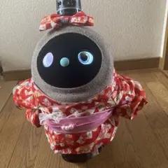 ラボット　服　lovot 赤　花熨斗　着物一式　リボン付