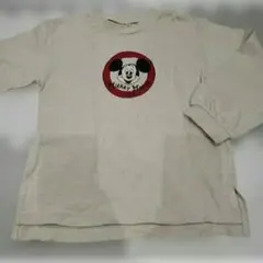 キッズ 110 トレーナー 長袖 プティマイン 綿100% ミッキー ディズニー