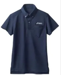 asics ネイビー ポロシャツ Mサイズ