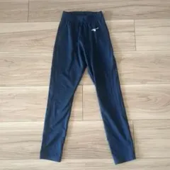 新品未使用 ミズノ mizuno 裏起毛インナータイツ ネイビー 130cm
