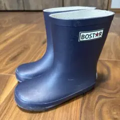 BOSTAR キッズ レインブーツ ネイビーのサムネイル