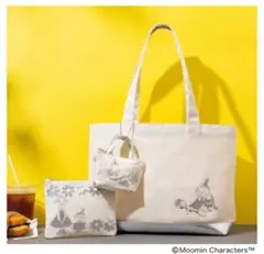 MOOMIN リトルミィ&ミムラねえさん バッグとポーチ3点セット【新品】のサムネイル