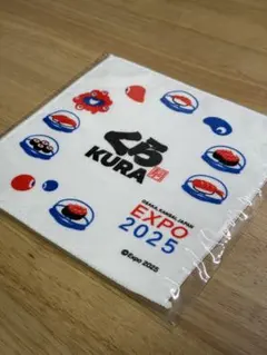 くら寿司 大阪・関西万博ミャクミャク タオルハンカチ