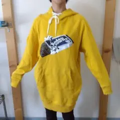 美品 ロデオクラウンズ ビッグシルエット マキシ丈 パーカー チュニック