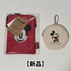 ディズニー ミッキーマウス ミニポーチ ショルダーポーチ しまむらのサムネイル