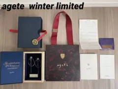 agete アガット winter limited 冬限定 6wayピアス