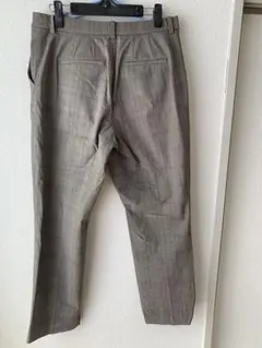 【早い者勝ち】グレー系チェック スリムフィットパンツ