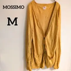 MOSSIMO 【M】 長袖 カーディガン 黄色 イエロー 無地 シンプルのサムネイル