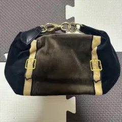 Roberta di Camerino ポーチ ブラウン/ベージュ