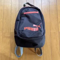PUMA 黒 赤 バックパック　ミニリュック　キッズ