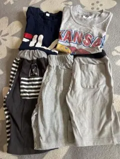キッズ服 Tシャツとショートパンツセット 100cm
