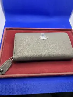 【新品未使用】ヴィヴィアンウエストウッド 長財布　グレー　ラウンドファスナー