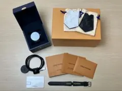 ルイヴィトン QA050 タンブール ホライゾン QZ （社外革ベルト付き）