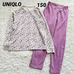 ユニクロ パジャマ ホームウェア エアリズム 150 子供服 女児 ピンク系