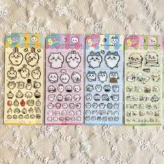 【韓国限定 正規品】ちいかわ 5サイズ ステッカー シール 4シートセット 4枚