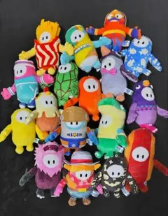 フォールガイズ ぬいぐるみ 17体 セット Fall Guys