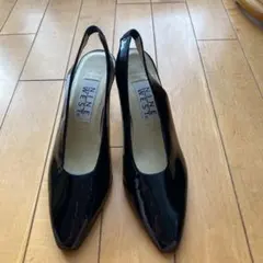 パンプス 黒ナインウエストのサムネイル
