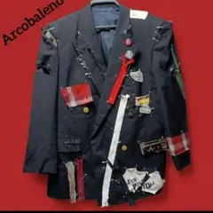 【再構築】テーラードジャケット PUNK アナーキーシャツ パンク リメイク