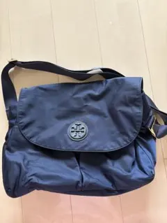 Tory Burch ネイビー ショルダーバッグ　マザーズバッグ