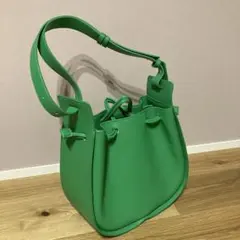 【未使用美品】巾着ハンドバッグ