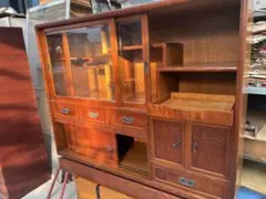 BE921 時代家具　木製　茶棚　茶箪笥　民芸品 昭和　レトロ 2025年最新】昭和 茶箪笥の人気アイテム - メルカリ