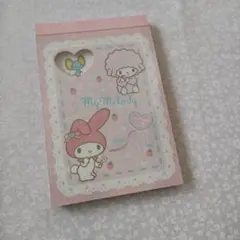 商*T様 【マイメロ】メモ用紙 ハート型窓付き