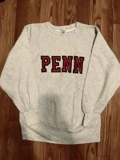 Champion PENN ロゴ スウェット Lサイズ グレー