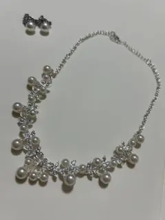 パール ネックレス イヤリング 結婚式
