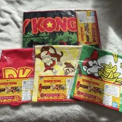 【DONKEY KONG】 タオル4点（種類全部違う❣️）