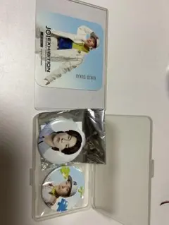 JO1 金城碧海　ピンバッジ トレーディングカード　3種セット