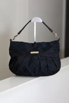 ラシット モノグラム ナイロン 2WAYバッグ ネイビー ストラップ付