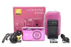 ✨動作品✨Nikon COOLPIX S3700 ピンク デジカメ 充電ケーブル 2025年最新】s3700 充電器の人気アイテム - メルカリ