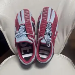 DIESEL スニーカー レッド グレー