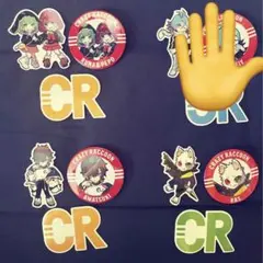 Crazy Raccoon Meiy 缶バッジ ステッカー SD_BADGE4_EC_f2dbd2cb-9e90-