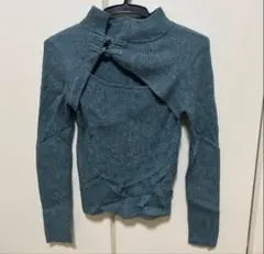 MURUA タートルネック セーター Fサイズ ブルー系
