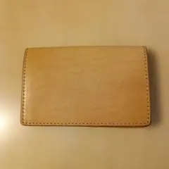 無印良品 レザー 名刺入れ　ヌメ革のサムネイル