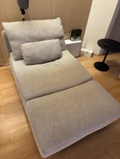 SÖDERHAMN ソーデルハムン 寝椅子, ヴィーアルプ ベージュ/ブラウン