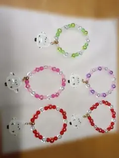 シマエナガブレスレット　5個セット