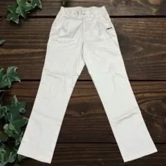 FILA フィラ チノパン ベージュ ストレートパンツ ツータック Sサイズ