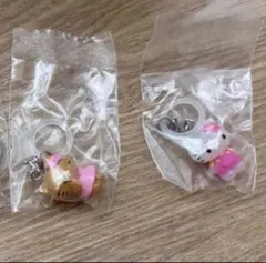 ハローキティ めじるしアクセサリー 日焼け お花 ガチャガチャ