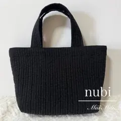 ヌビトート ヌビバッグ 韓国nubi トートバッグ ハンドメイド ブラック