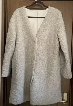 グローバルワーク　もこもこボアコート　リバーシブル