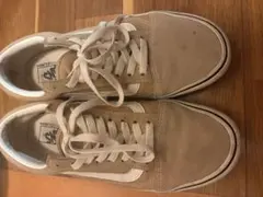 Vans ベージュ スエード スニーカー