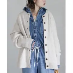 ラスト一点✳️Bonjour Sagan ラグランスリーブニットカーディガン