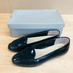 マーガレットハウエル idea ブラック フラットシューズ 24cm